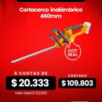 CORTACERCO 18"-460MM 20V-INGCO CHTLI20018