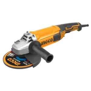 AMOLADORA ANGULAR 9° /230MM 2400W CON MANGO + CARB AG24008-4