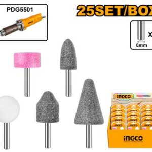 PUNTAS MONTADAS P/AMOL RECTA X 5PCS-INGCO AKB0502