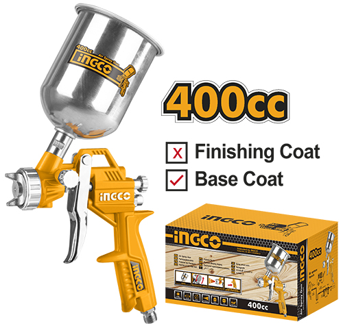PISTOLA P/ PINTAR ALIMEN SUPERIOR 400CC-INGCO ASG4041