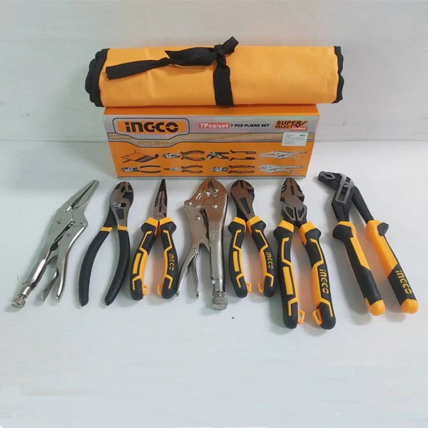 ALICATES COMBINADOSX 7PCS CR-V C/ESTUCHE-INGCO COS23036 - Imagen 3