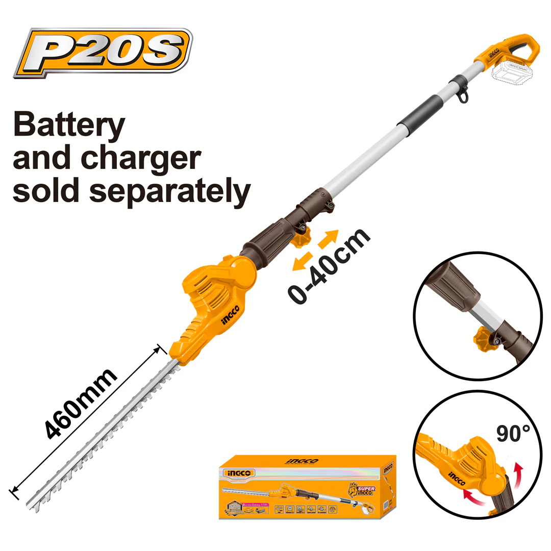 CORTACERCO 460MM PARA ALTURA 20V-INGCO CPHT201601