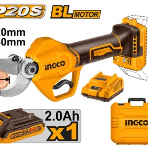 TIJERA DE PODAR 20V BL CON KIT-INGCO CSSLI203083-4