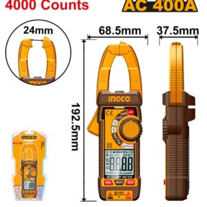 PINZA AMPEROMETRICA CA 400A-INGCO DCM62001