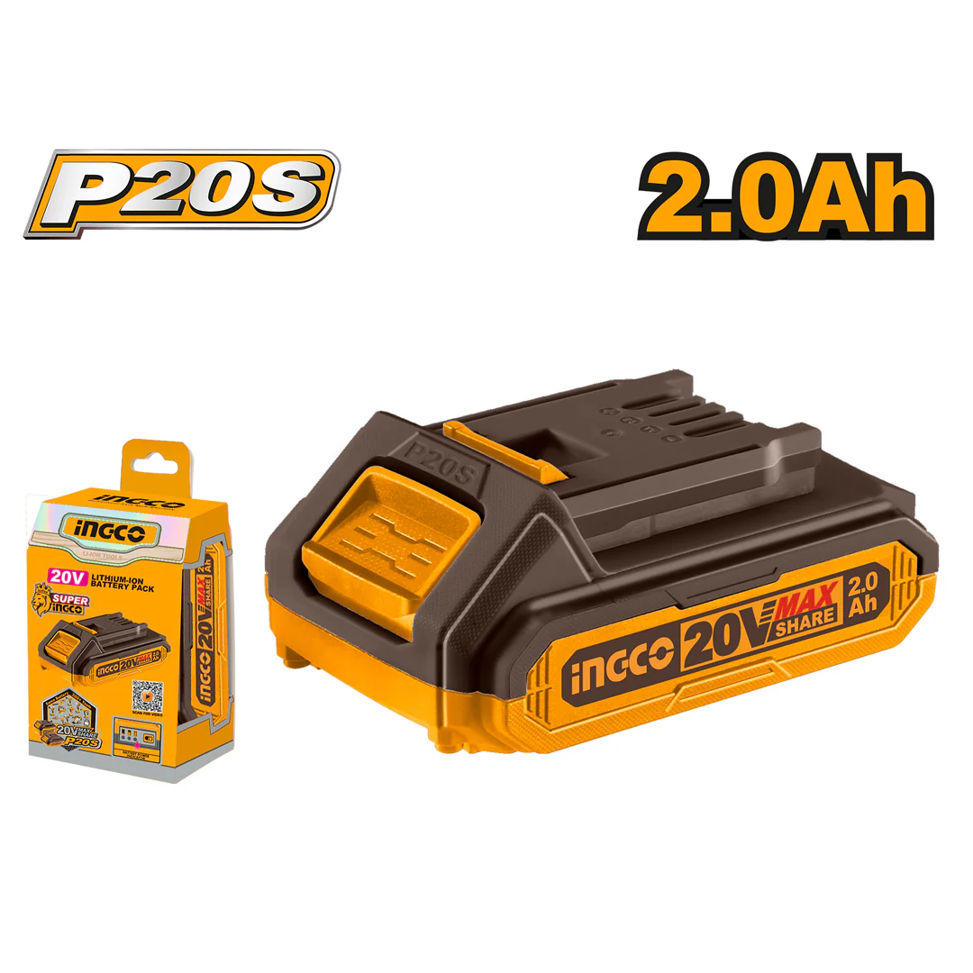BATERIA 20V 2.0 AH - INGCO FBLI20011 - Imagen 2