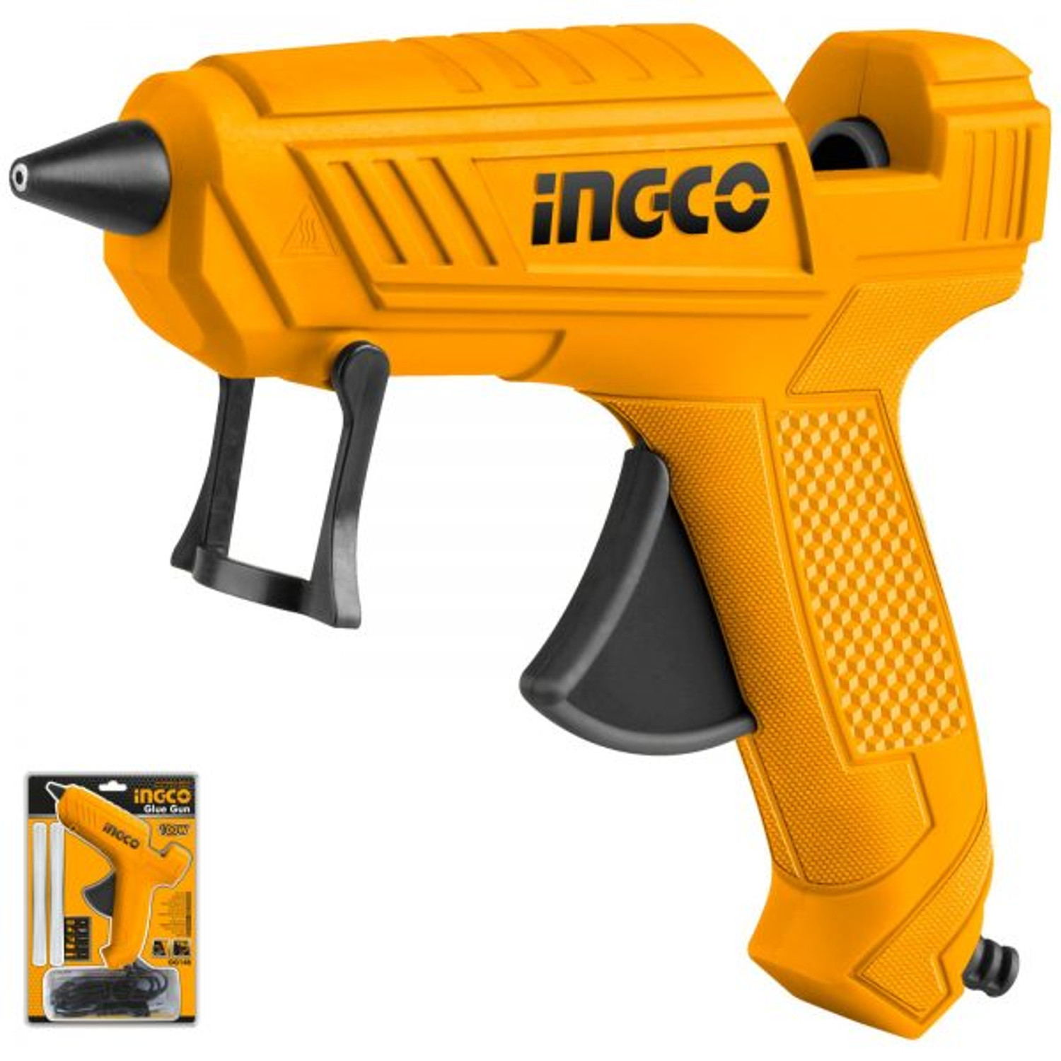 PISTOLA DE PEGAMENTO CALIENTE 100W BARRAS DE 11.2M INGCO - GG148-4