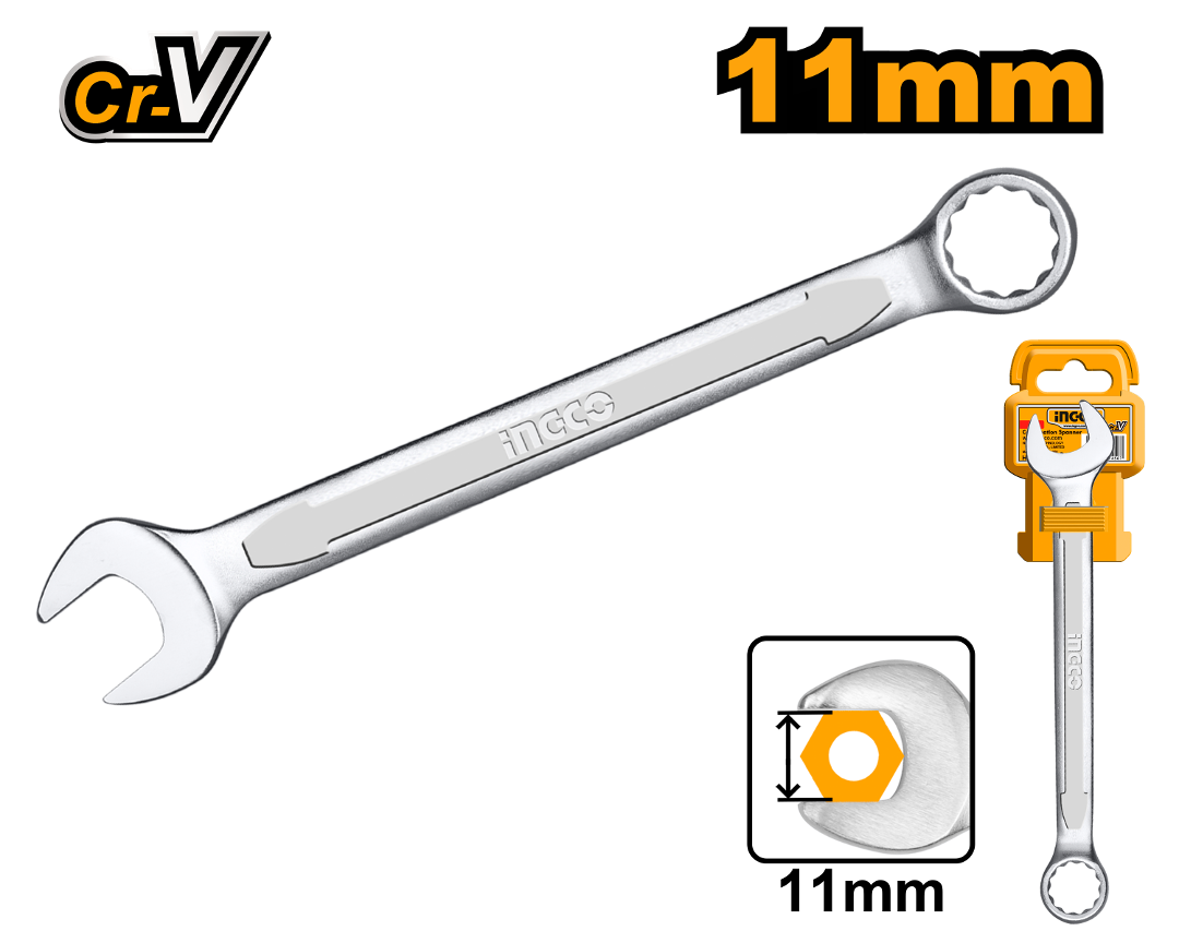 LLAVE COMBINADA DE 11MM INDUSTRIAL HCSPA111