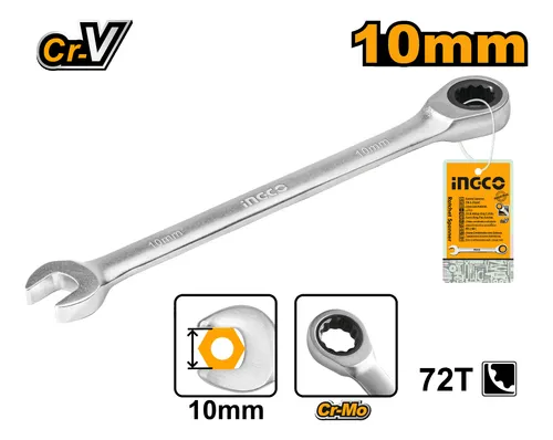 LLAVE CRIQUE COMBINADA 10MM INDUSTRIAL HCSPAR101