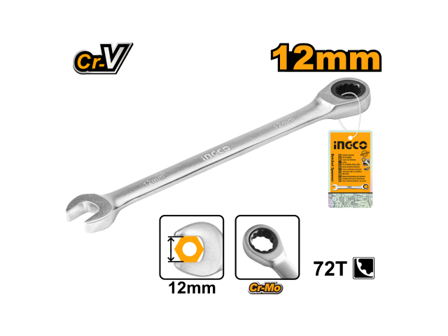 LLAVE CRIQUE COMBINADA 12MM INDUSTRIAL HCSPAR121
