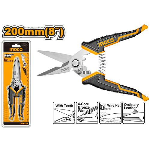 TIJERA ELECTRICISTA 8"/200MM -INGCO HES0188