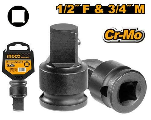 ADAPTADOR DE IMPACTO 1/2 A 3/4-INGCO HIA12341 - Imagen 2