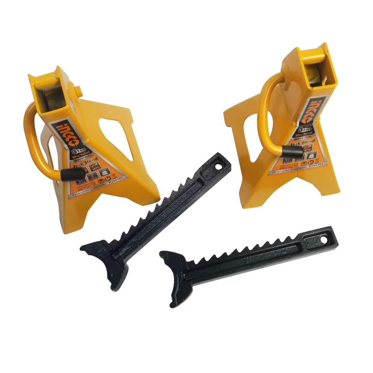 CABALLETE EXTENSIBLE X 2PCS HASTA 3TN-INGCO HJS0301 - Imagen 2