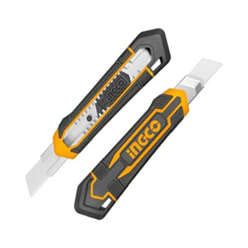 CUTTER PLASTICO RETRACTIL 18MM X180MM-INGCO HKNS11815