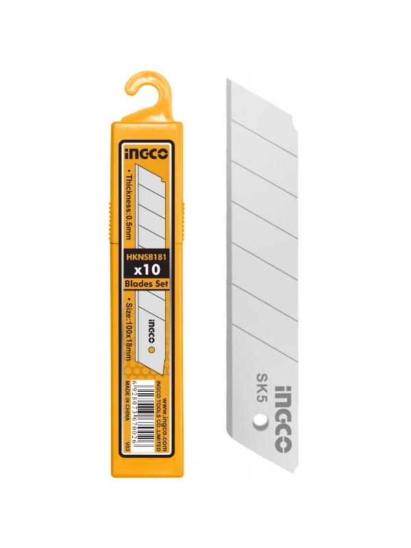 BLISTER X10 HOJAS PARA CUTTER 18 X100MM HKNSB112