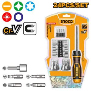 DESTORNILLADOR CRIQUE X 24 PCS - INGCO HKSDB0248