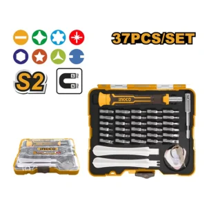 DESTORNILLADORES PRECISION SET BOX X37 PCS-INGCO HKSDB0378