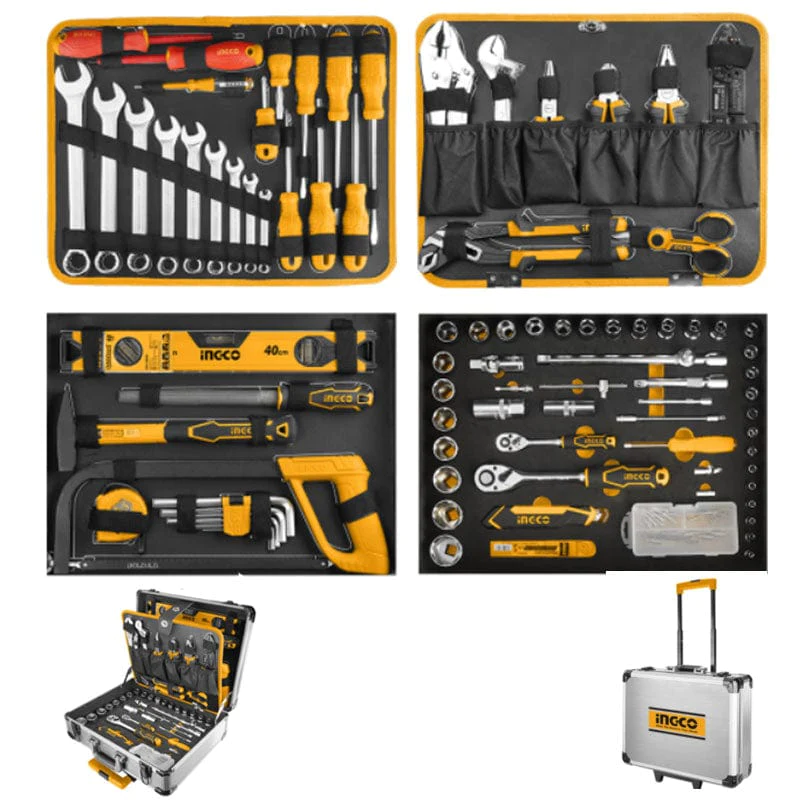 CAJA HERRAMIENTAS X 146 PCS-MALETIN CARRITO-INGCO HKTHP21471 - Imagen 3