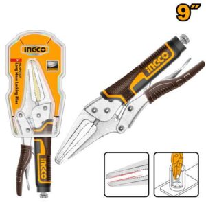 PINZA DE PRESION (PERRO) RECTA LARGA 9'' /230MM HLNP0209