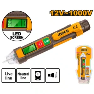 TESTER / DETECTOR DE VOLTAJE AC SIN CONTACTO LED INGCO VD210003
