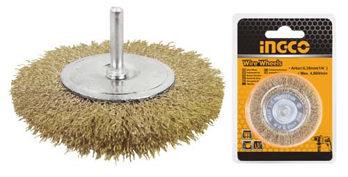 CEPILLO CIRCULAR PLANO RIZADO 3° /75MM -INGCO WB40751