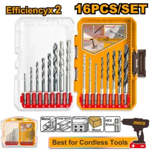 BROCAS X 16PCS-INGCO AKDL11608