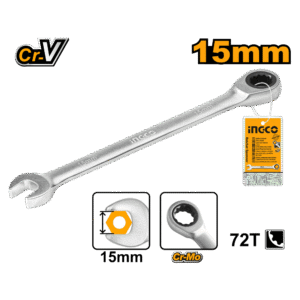 LLAVE CRIQUE COMBINADA 15MM INDUSTRIAL HCSPAR151