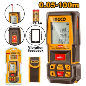 MEDIDOR DE DISTANCIA LASER 100 MT-INGCO HLDD1008