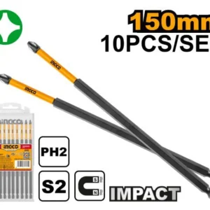 PUNTAS IMPACTO LARGA 150MM X 10 PCS-INGCO SDBIM71PH1150