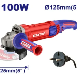 AMOLADORA ANGULAR 5´´/125MM  1100W-EMTOP EAGR11053