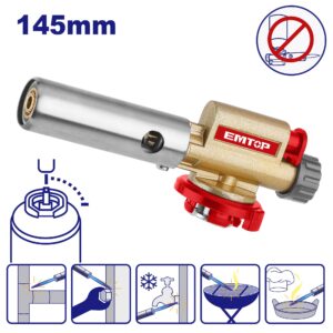 SOPLETE A BUTANO ELECT 1300° 145MM-EMTOP EMFG3603