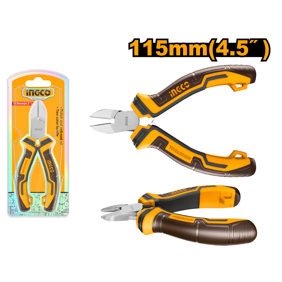 ALICATE MINI CORTE DIAGONAL 4.5"-INGCO HMDCP08115