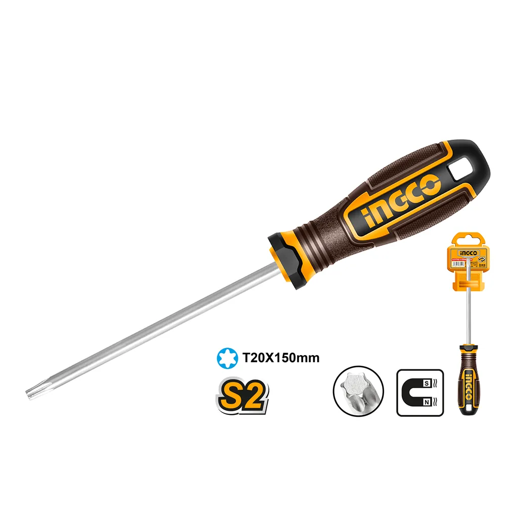 DESTORNILLADOR TORX T20 150MM-INGCO HSDX20150