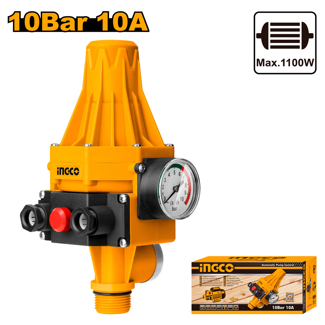 CONTROL AUTOMAT DE PRESION 1.5BAR C/MEDIDOR-INGCO WAPS002