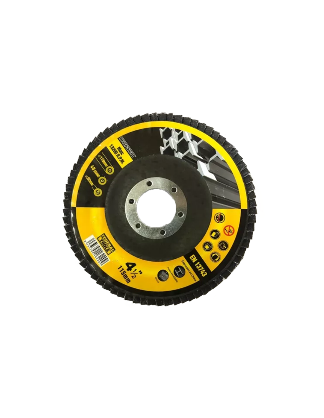 DISCO FLAP 115MM G60 - FED TOOLS FT-F11115060