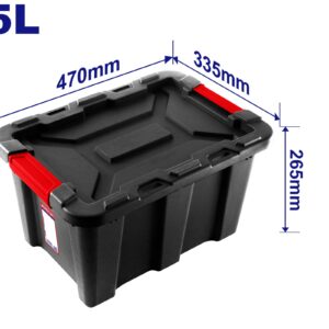 CONTENEDOR ORGANIZADOR PLASTICO 25LT - EMTOP EMTB3325