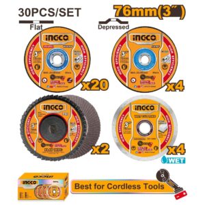 DISCO AMOLADORA MINI 76MM X 30PCS-INGCO MCD07630