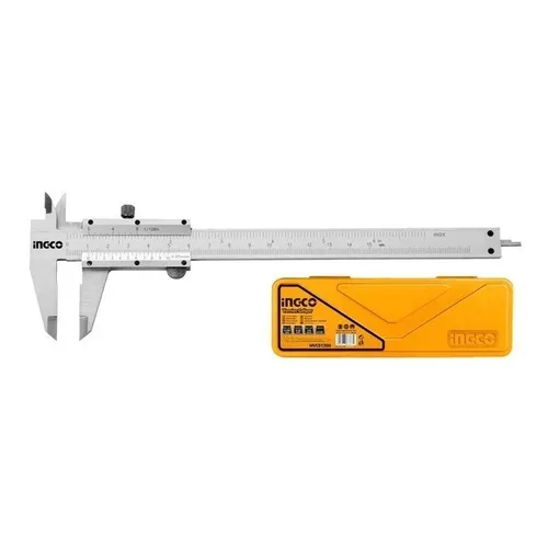 CALIBRE DE ACERO 0-200MM CON ESTUCHE PLASTICO-INGCO HVC01200