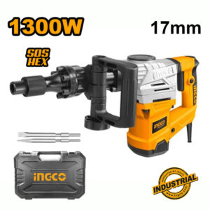 MARTILLO DEMOLEDOR 1300W 20J 6KG HEX17-INGCO PDB130018-4