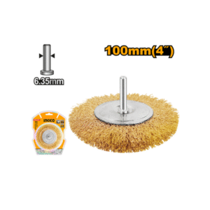 CEPILLO CIRCULAR PLANO RIZADO 4° /100MM -INGCO WB41001