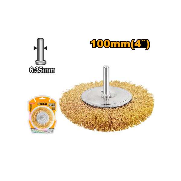 CEPILLO CIRCULAR PLANO RIZADO 4° /100MM -INGCO WB41001
