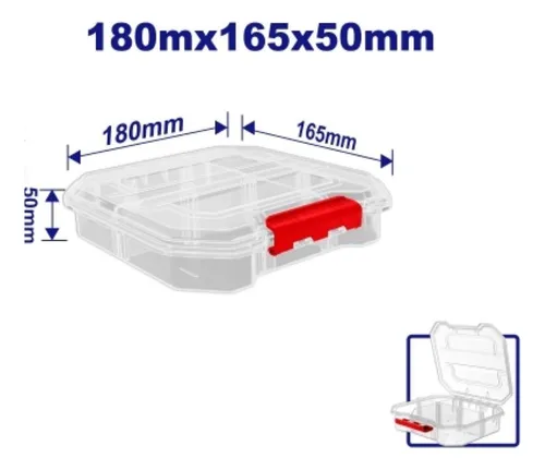 ORGANIZADOR INCOLORO 6 DIVISIONES-EMTOP EMTB8341