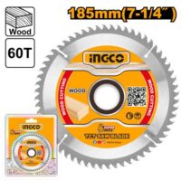 DISCO PARA SIERRA CIRCULAR 185MM 60D-INGCO TSB118513