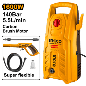HIDROLAVADORA 1600W 140BAR 2030PSI 5.5LT/MIN-INGCO HPWR16008-4