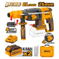 ROTOMARTILLO 2.5J 20V BL CON KIT - INGCO CRHLI202289-4