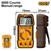 MULTIMETRO DIGITAL CA 600V CAT III-INGCO DM36002