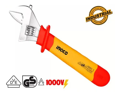 LLAVE AJUSTABLE DIELECTRICA - INGCO HIADW101