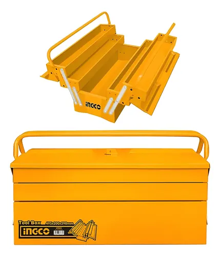 CAJA HERRAMIENTAS METALICA REFORZADA-INGCO HTB03 - Imagen 2