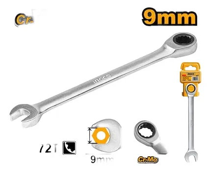 LLAVE CRIQUE COMBINADA 9MM INDUSTRIAL INGCO HCSPAR091