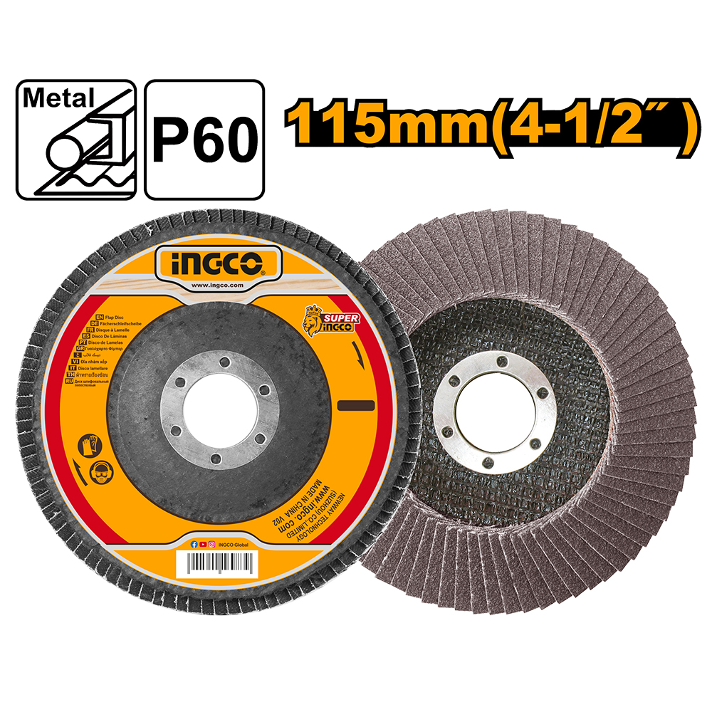 DISCO FLAP 115MM G60 - INGCO FD1152