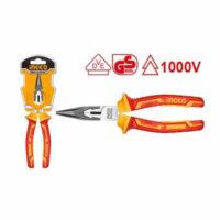 PINZA DE PUNTA CHATA 6"-160MM AISLADA - INGCO HILNP28168
